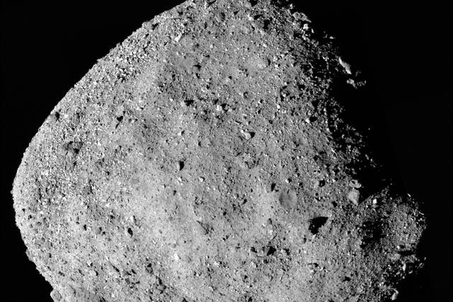 Samples from the asteroid Bennu are due to return to Earth (Nasa/Goddard/University of Arizona/PA)