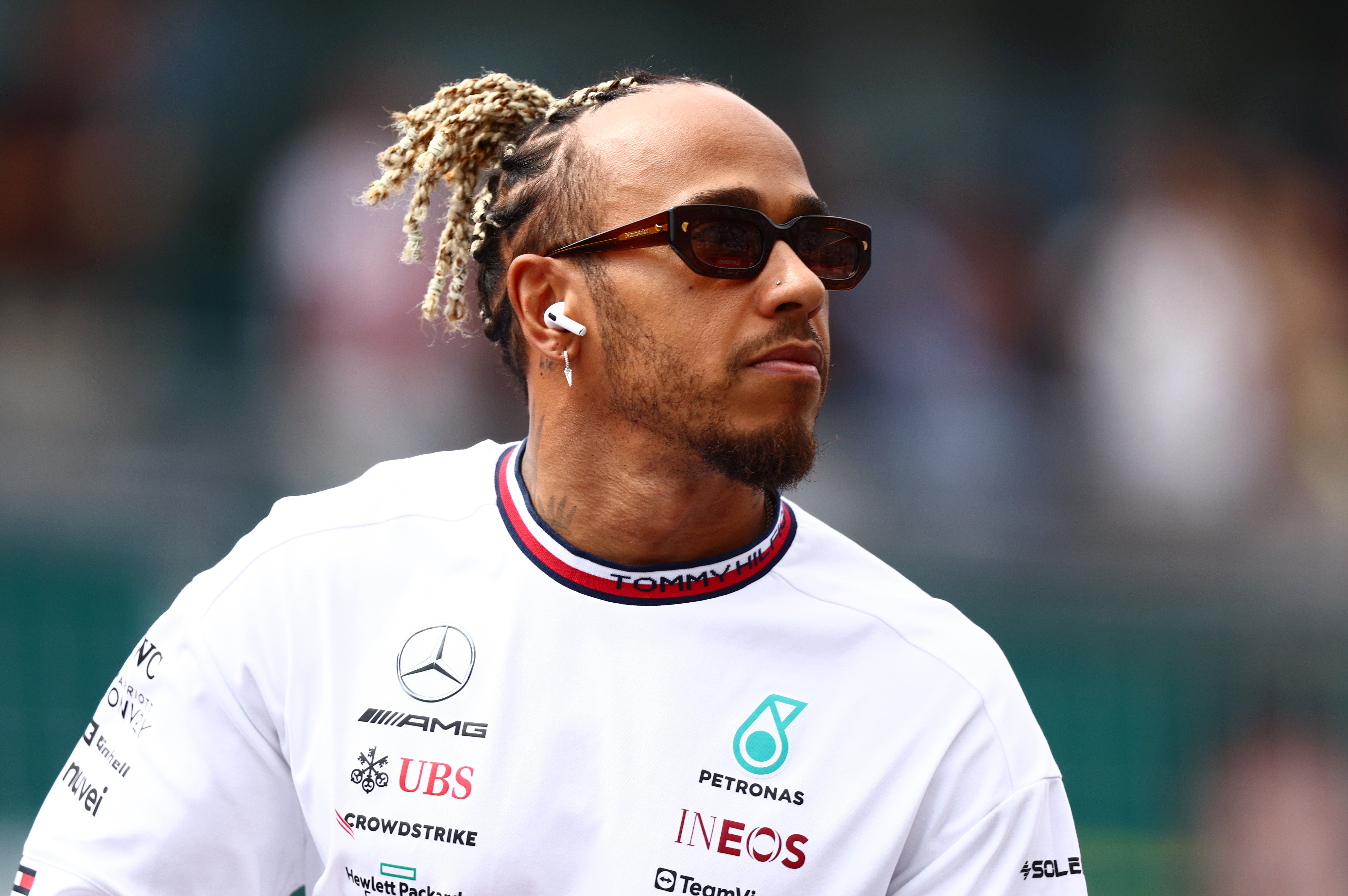 Lewis Hamilton was frustrated by Mercedes’ strategy on Sunday