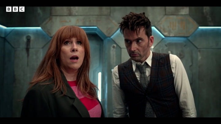 <p>David Tenant and Catherine Tate reunite in first look at new Doctor Who trailer.</p>