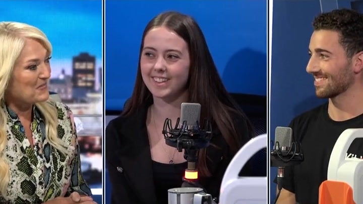 <p>Girl, 14, meets man who ‘saved’ her life after near fatal nut allergy attack at school.</p>