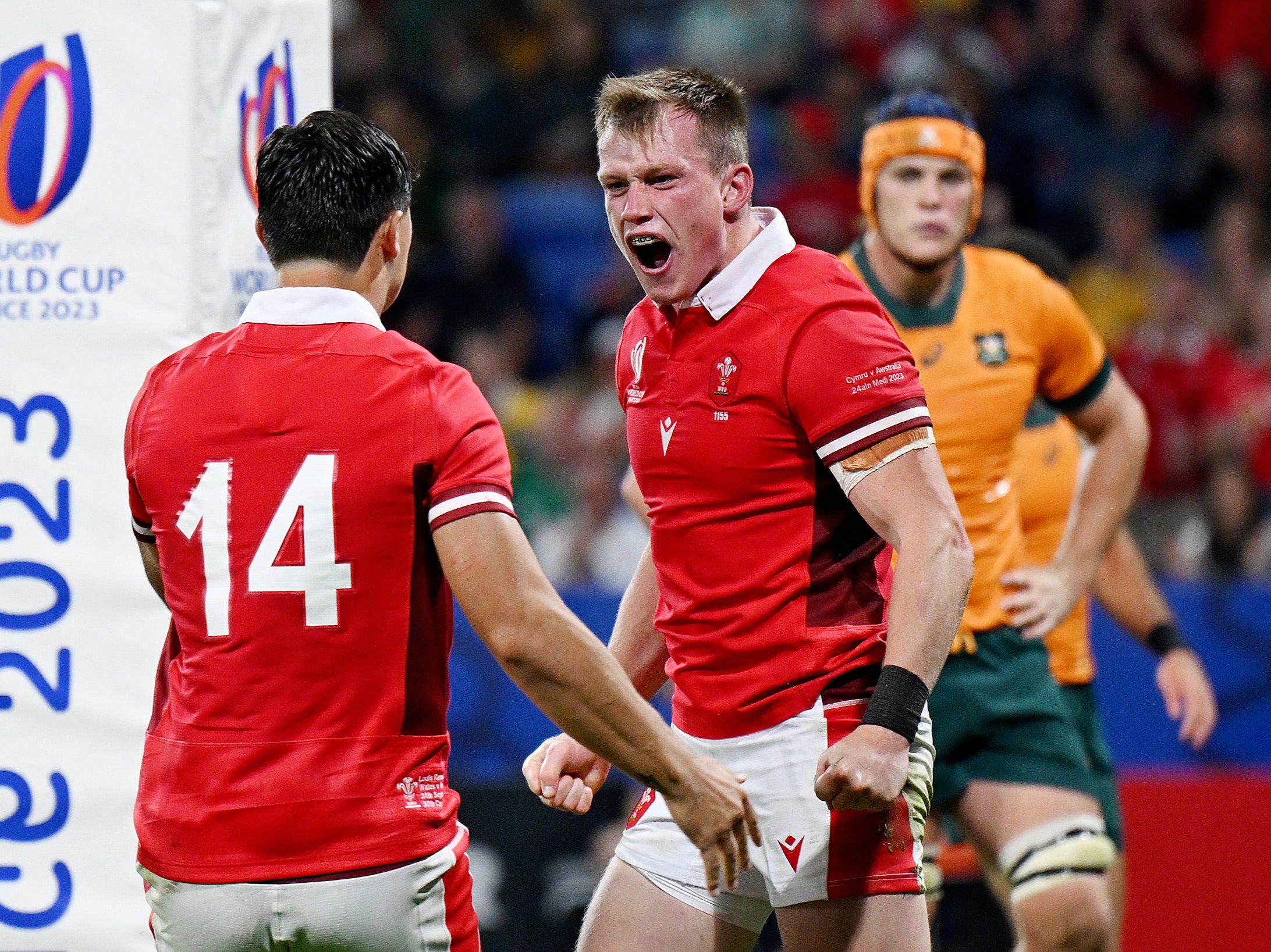 Wales celebrated a comprehensive win in Lyon