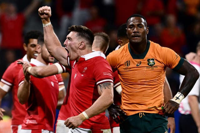 <p>Wales thumped Australia in Lyon </p>
