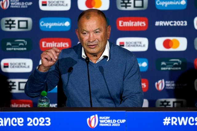 <p>Eddie Jones hit back at some reporters’ line of questioning </p>