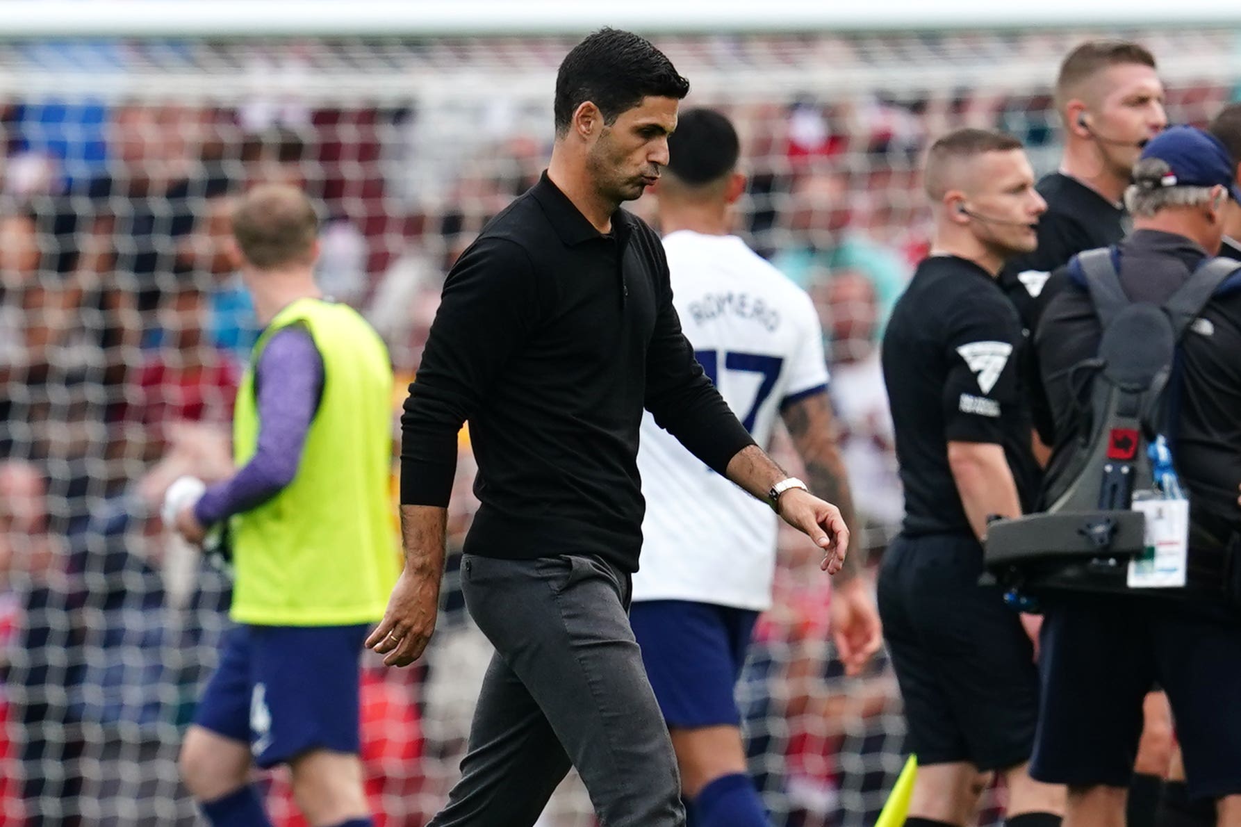 Mikel Arteta after Arsenal’s 2-2 draw at home to Tottenham (Nick Potts/PA)