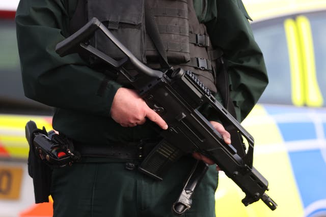 Rishi Sunak has backed a Home Office review into guidelines for firearms officers (Liam McBurney/PA)