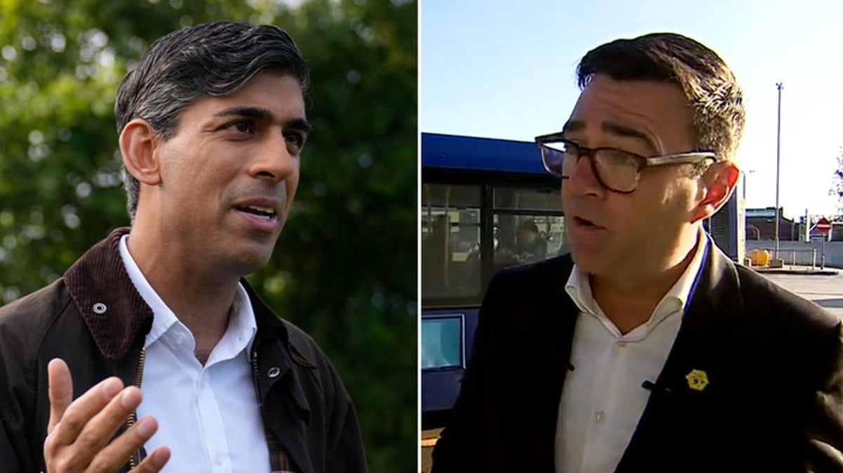 Andy Burnham makes HS2 plea to Rishi Sunak: ‘Why should we be treated as second-class citizens?’