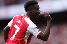 James Maddison’s brilliant response after Bukayo Saka copies ‘darts’ celebration