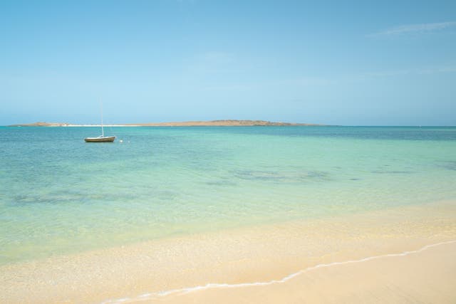 <p>The clear waters of Boa Vista are a favourite with visitors to the west African islands </p>
