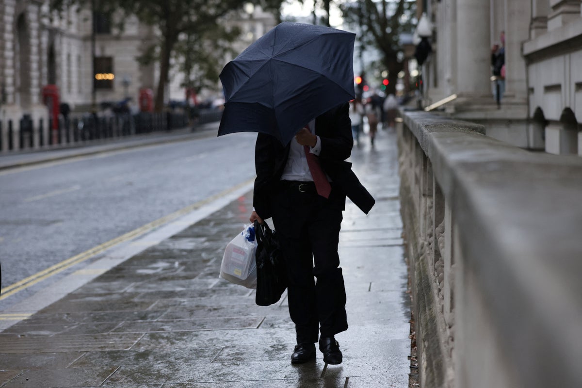 UK weather latest updates: ‘Storm Agnes’ forecast to bring heavy rain and winds up to 80mph