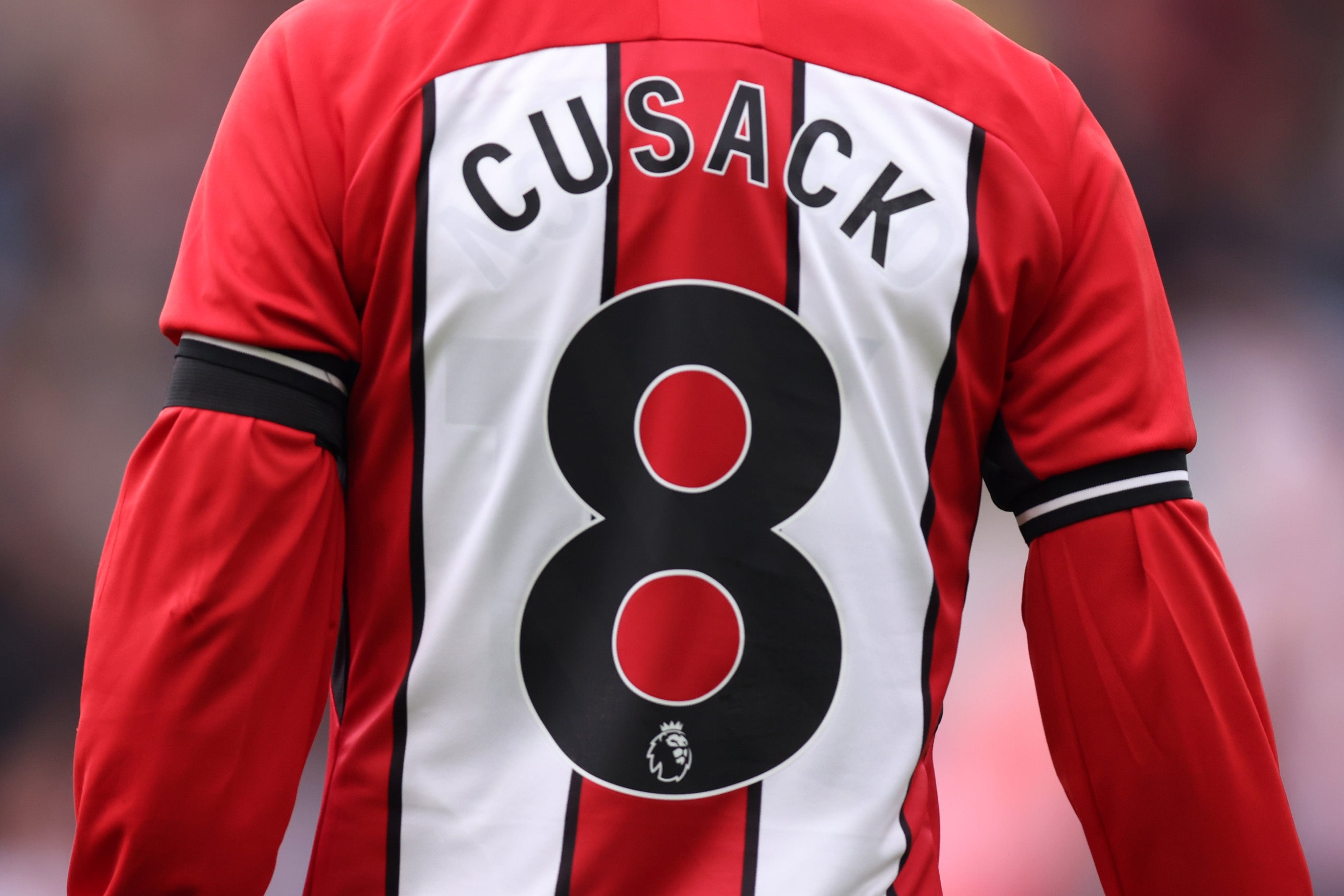 Cusack’s name and number was worn by Oliver Norwood