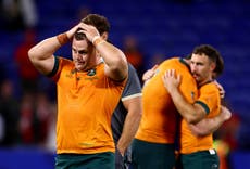 Australia coach says Wallabies can’t handle pressure as Rugby World Cup exit looms