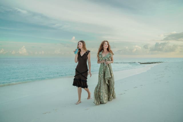 <p>Anna Friel and her daughter Gracie took one last travel adventure to The Maldives before university </p>