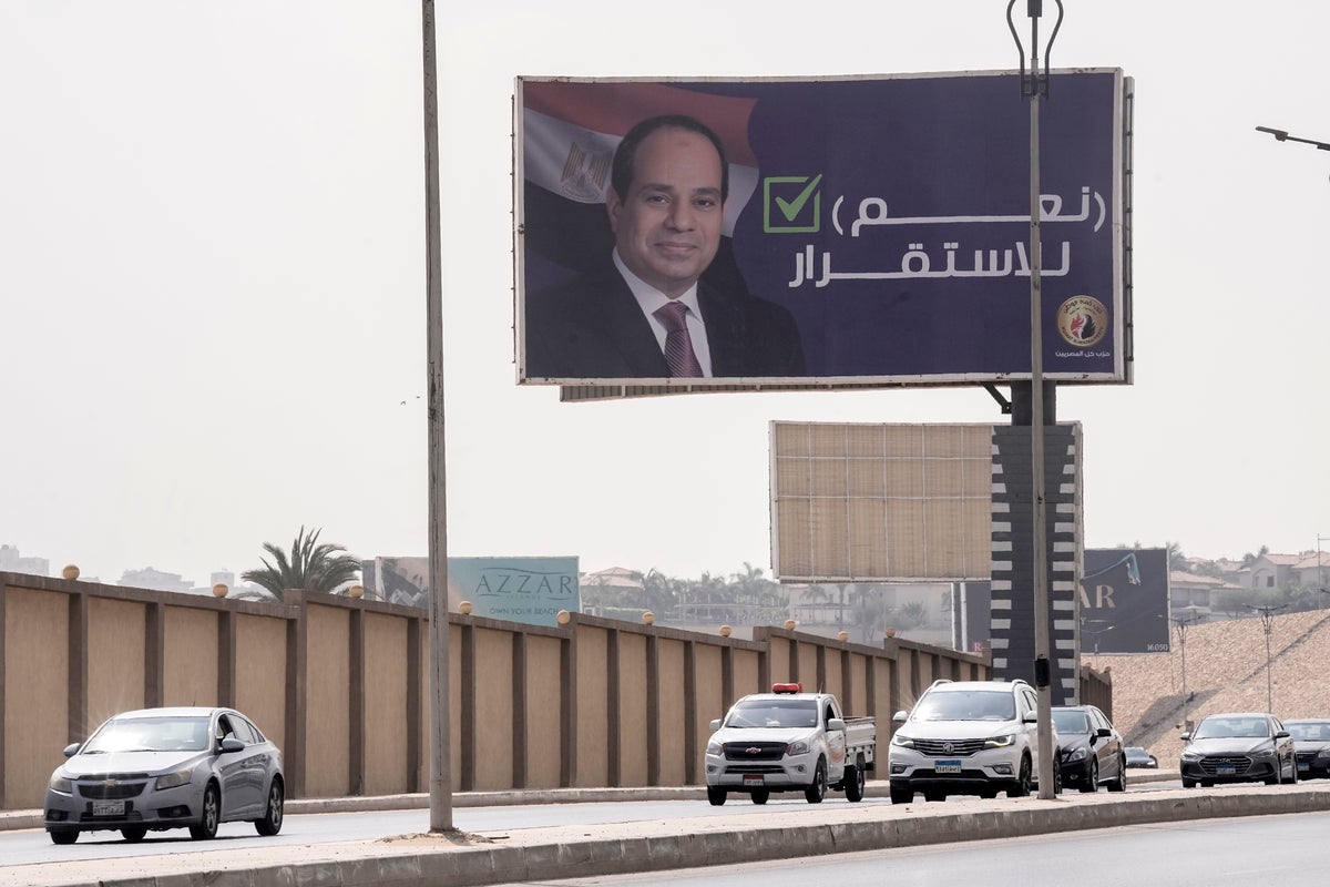In Egypt, rights group says 73 supporters of challenger in December presidential election arrested