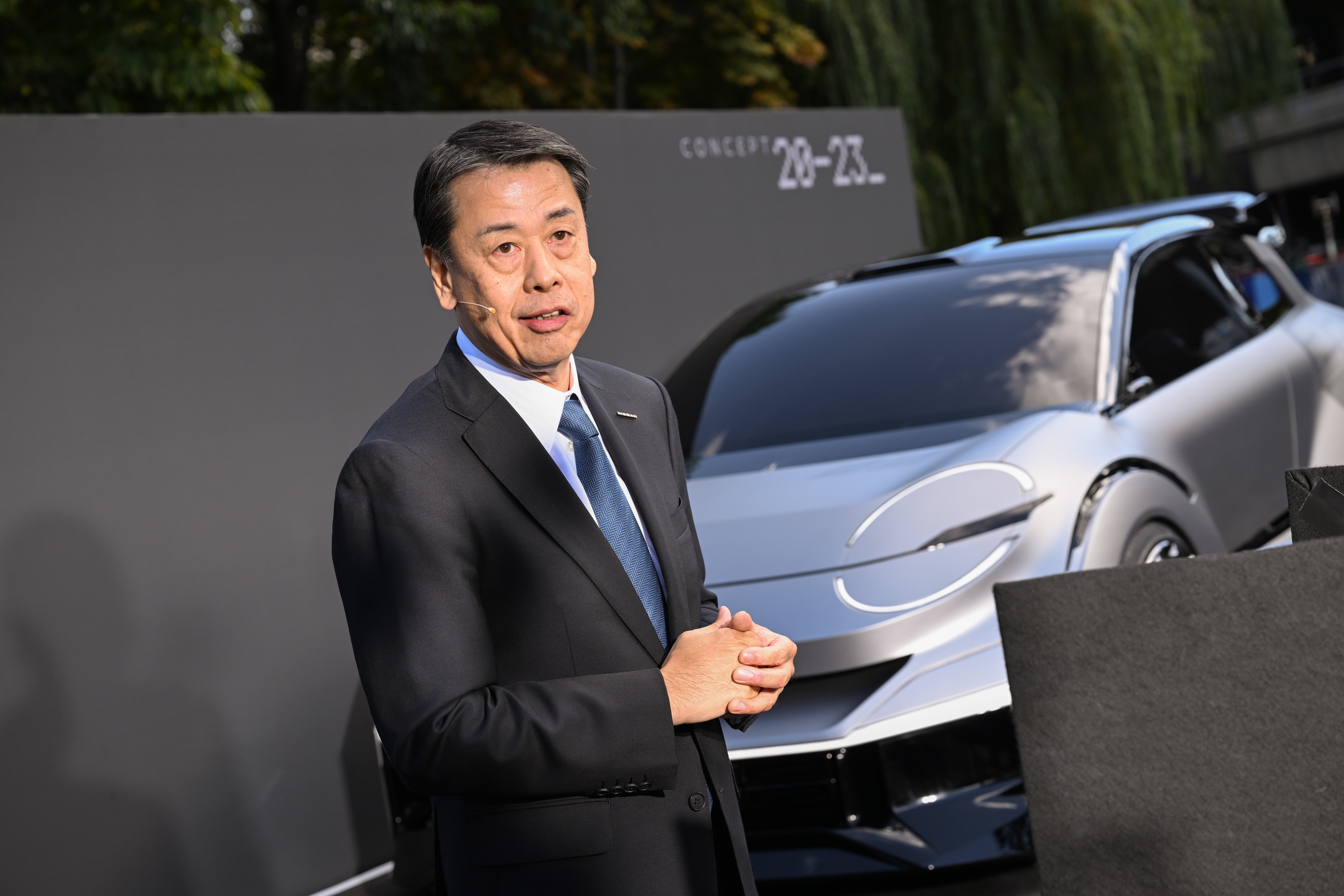 Makoto Uchida said Nissan would go all-electric in Europe by 2030 as he unveiled the company’s latest electric vehicle concept