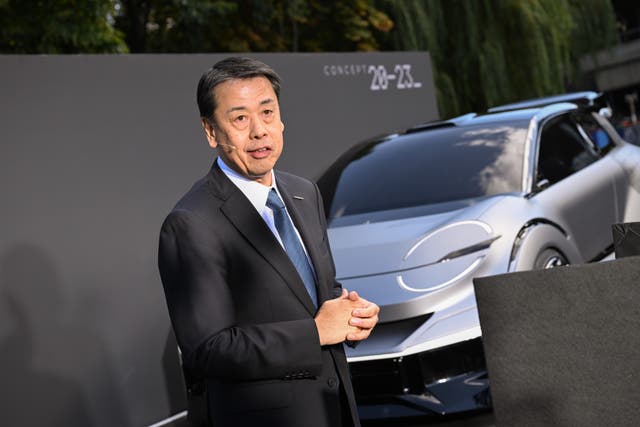 <p>Makoto Uchida said Nissan would go all-electric in Europe by 2030 as he unveiled the company’s latest electric vehicle concept</p>