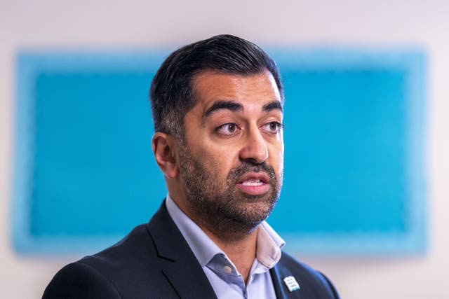 First Minister Humza Yousaf said he does not intent to change key climate targets (Jane Barlow/PA)