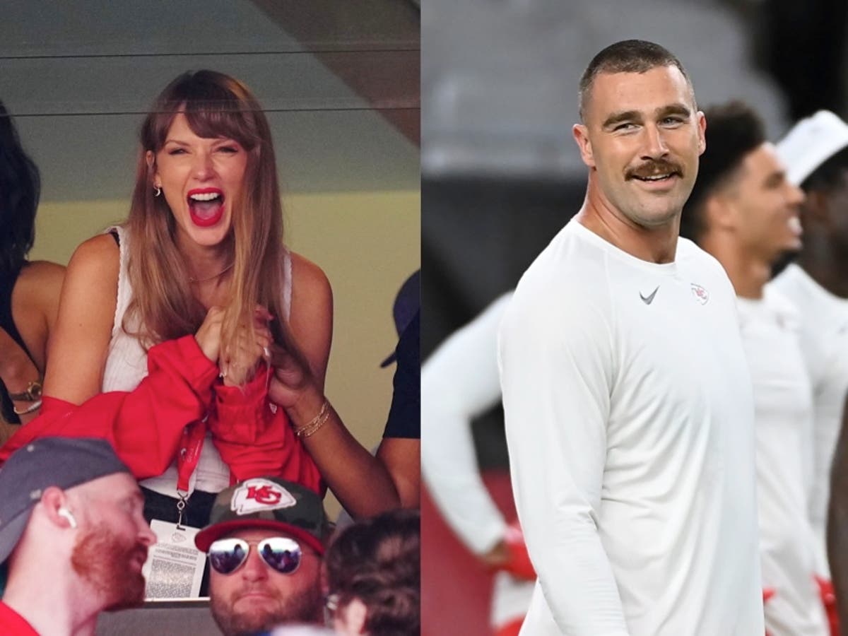 Taylor Swift met Travis Kelce's family and friends at his house before  Chiefs game | The Independent