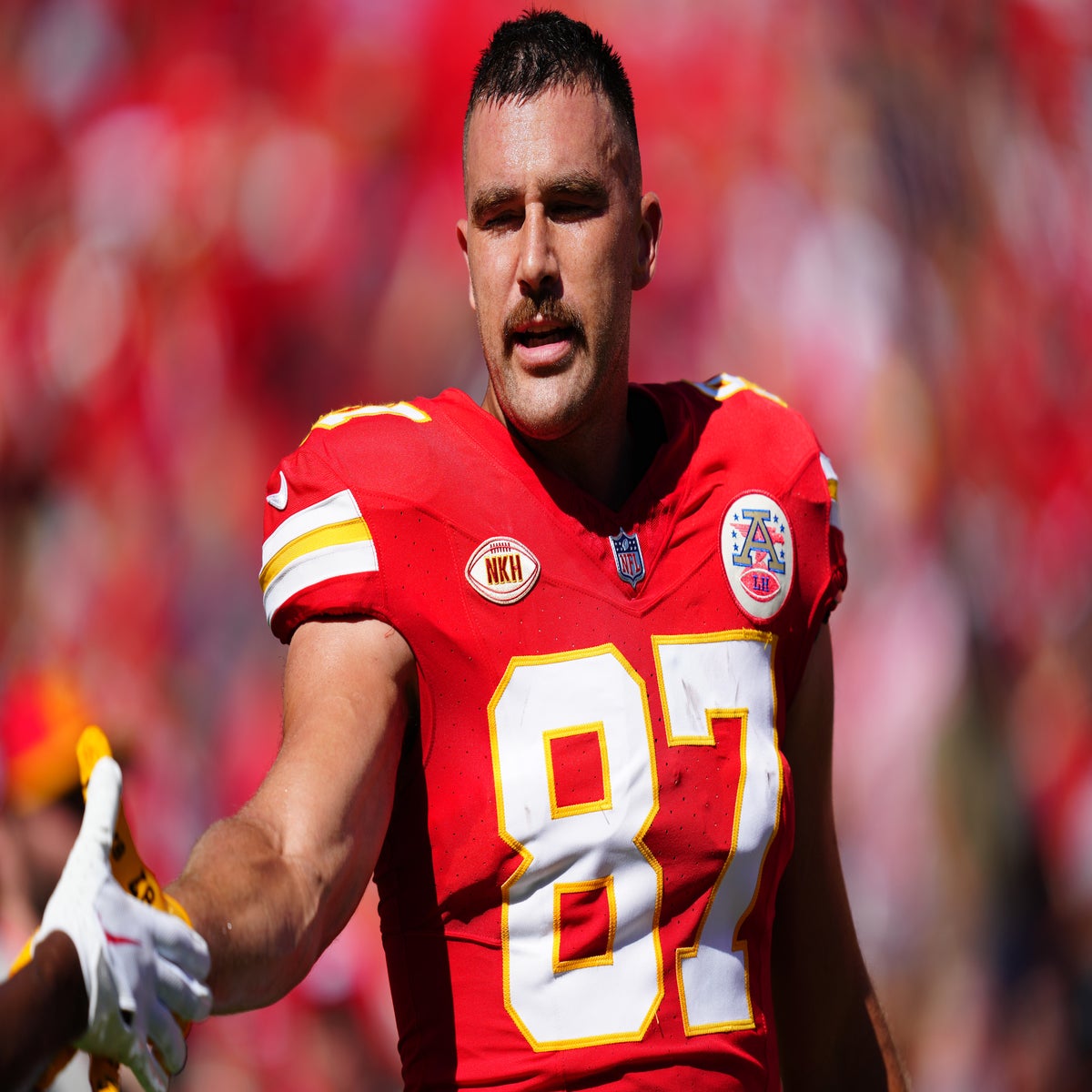 Travis Kelce is a superhero. Thank you for akways supporting