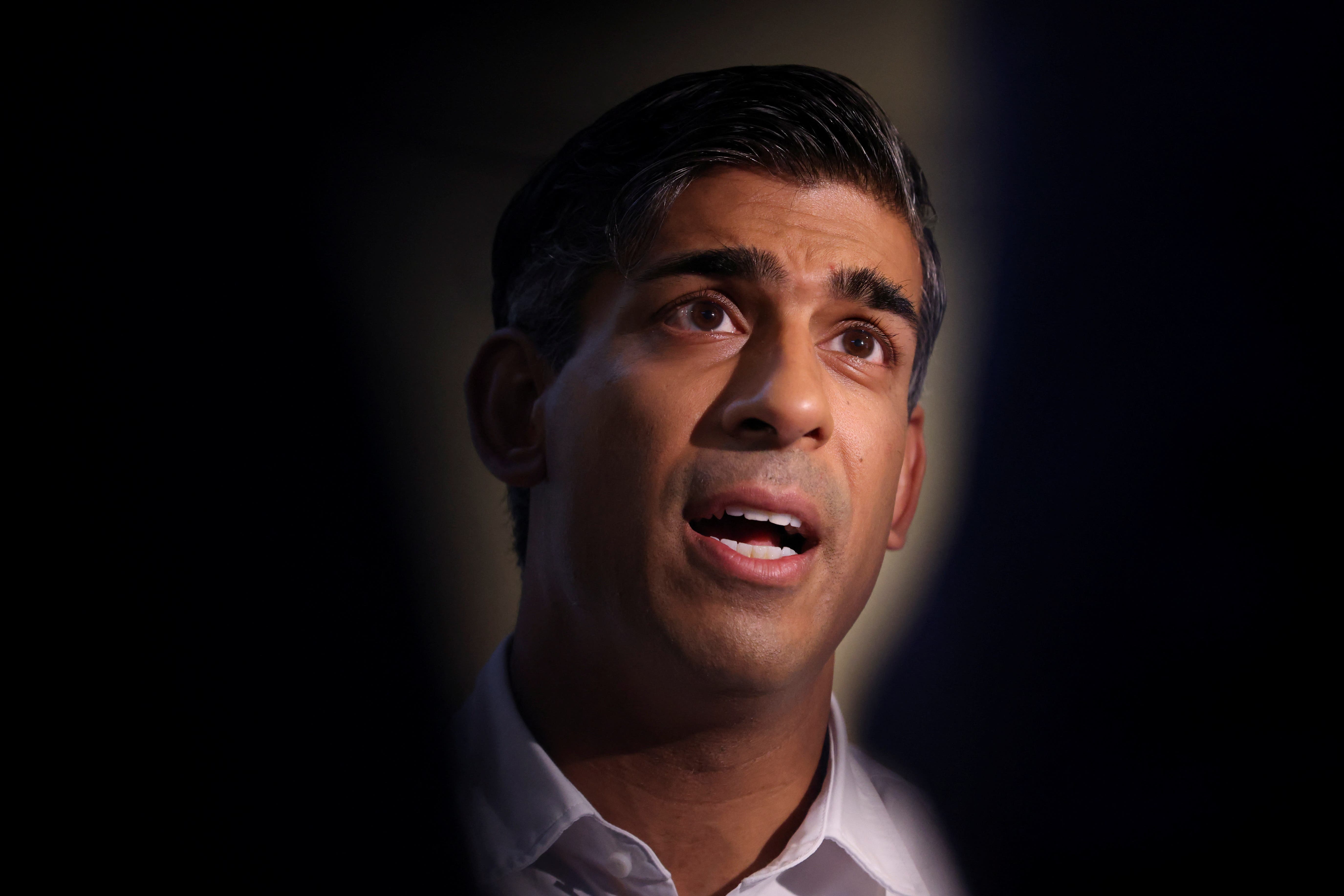 Prime Minister Rishi Sunak is said to be alarmed over the escalating costs of HS2 (Hollie Adams/PA)