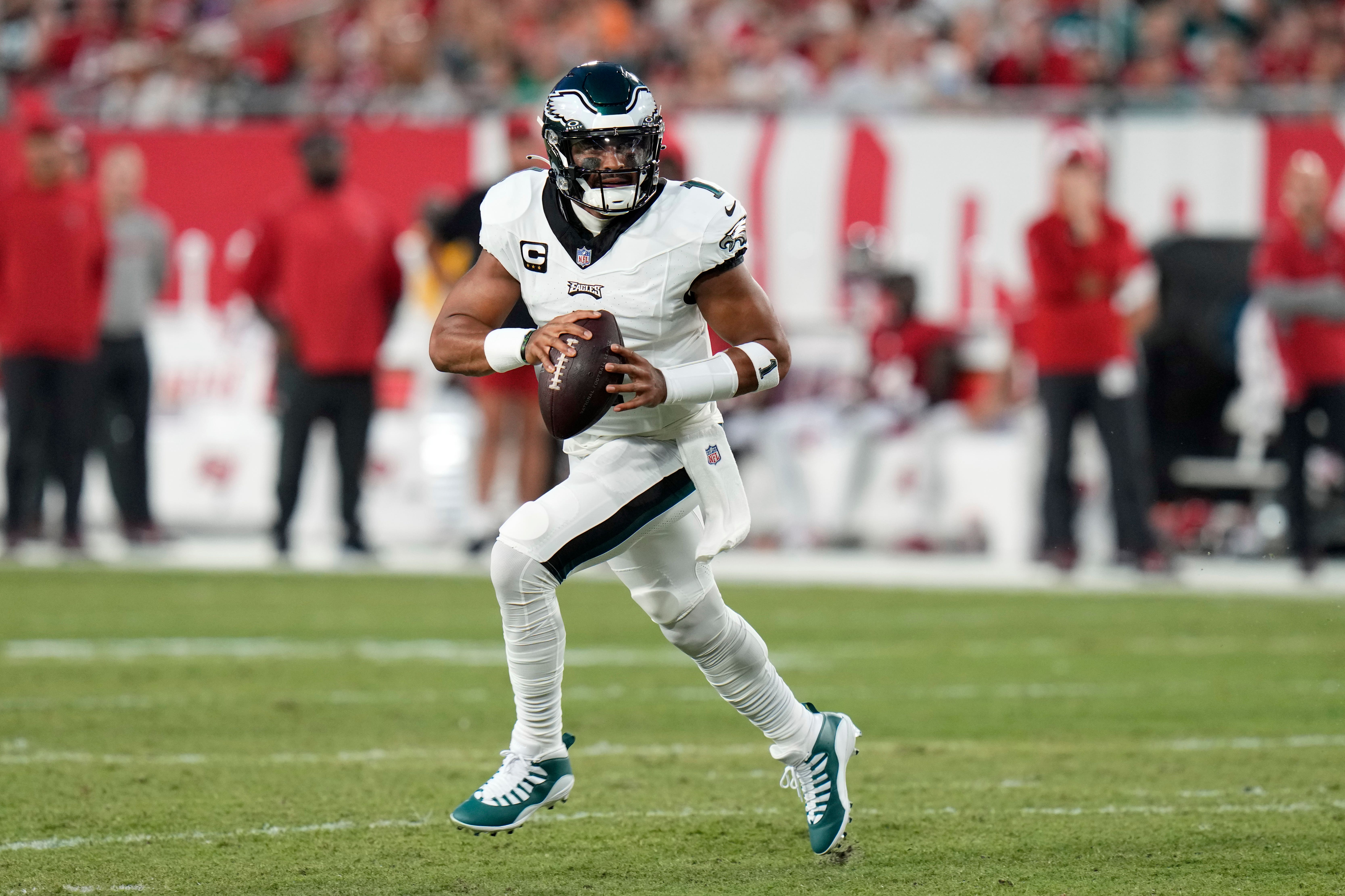 Philadelphia Eagles turn up the Hurts on Tampa Bay to remain
