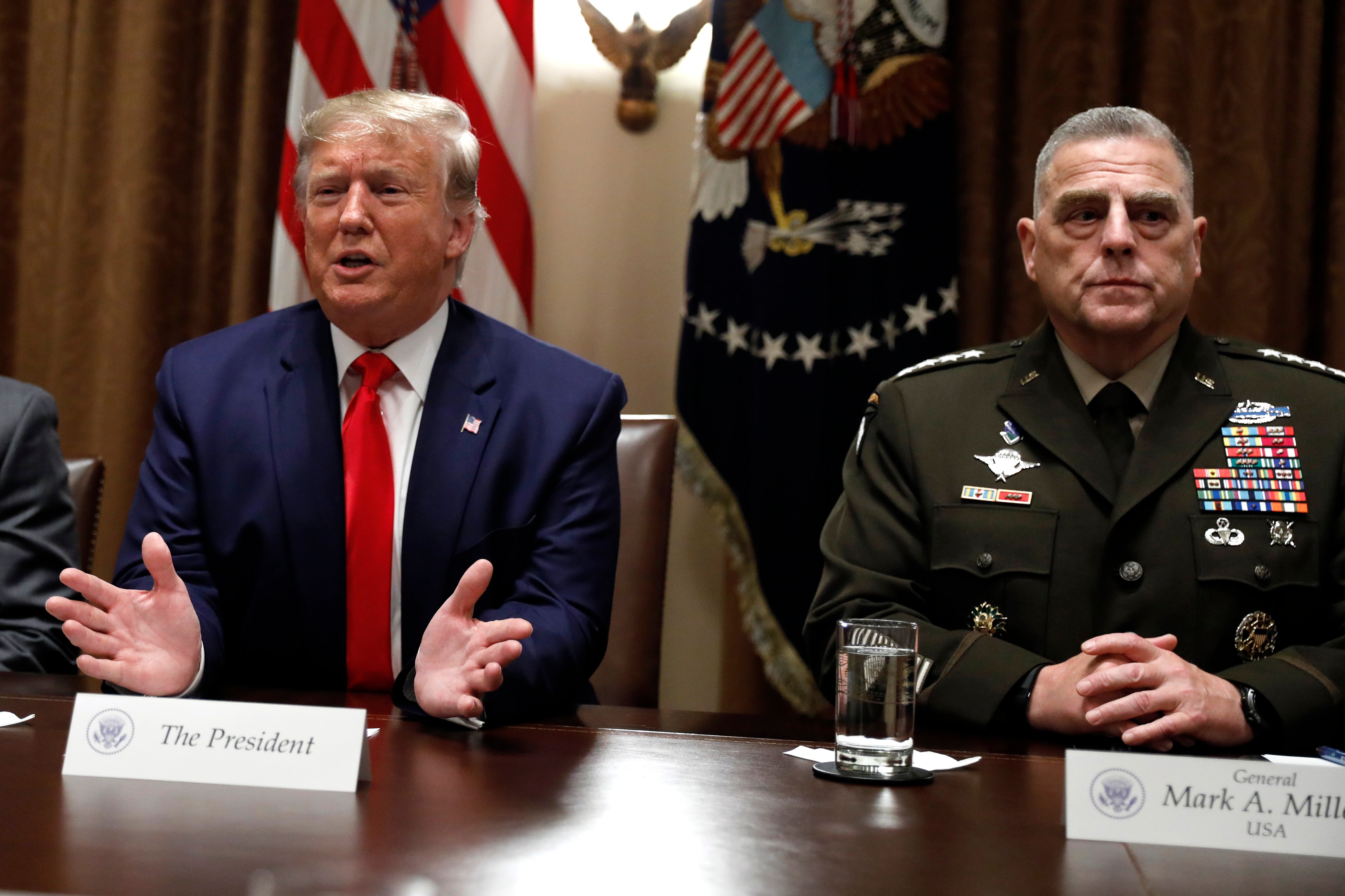 Former president Trump suggested that Gen. Milley should be executed for treason