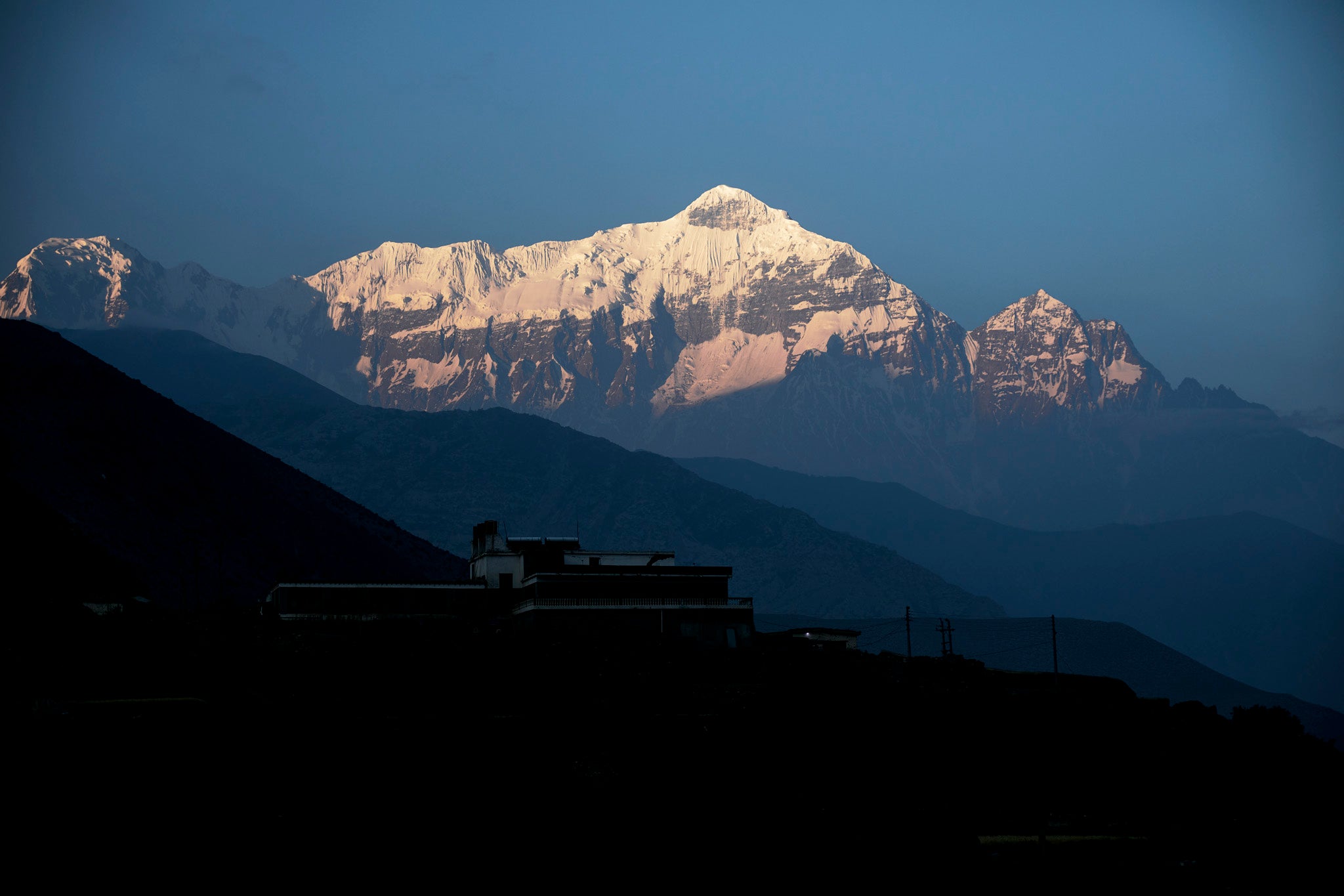 Annapurna Base Camp in the Nepalese Himalayas has for the past 40 years witnessed the mean temperature rise from 0.9C to 2.5C