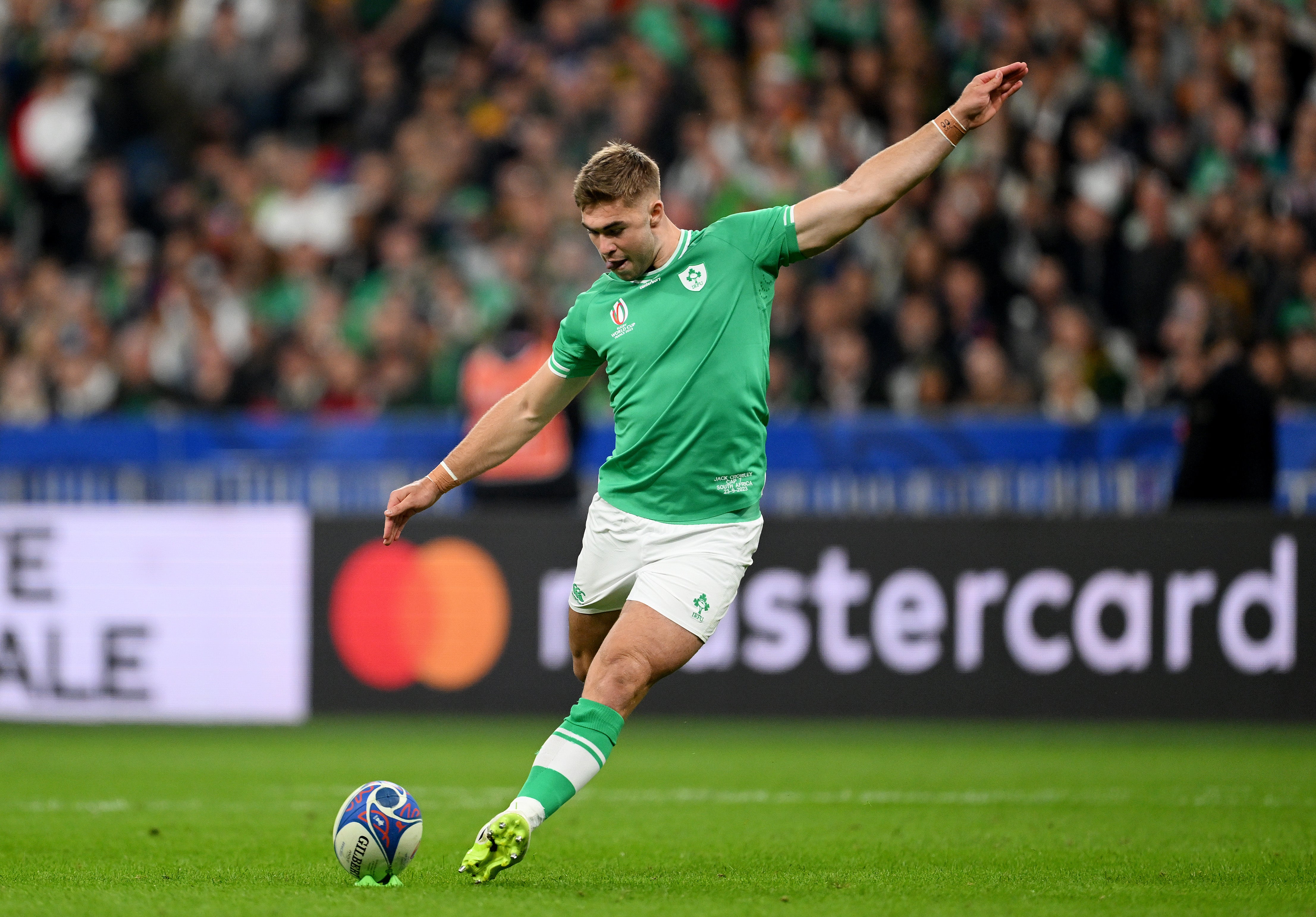 Jack Crowley takes over at fly half for Ireland after Johnny Sexton’s retirement