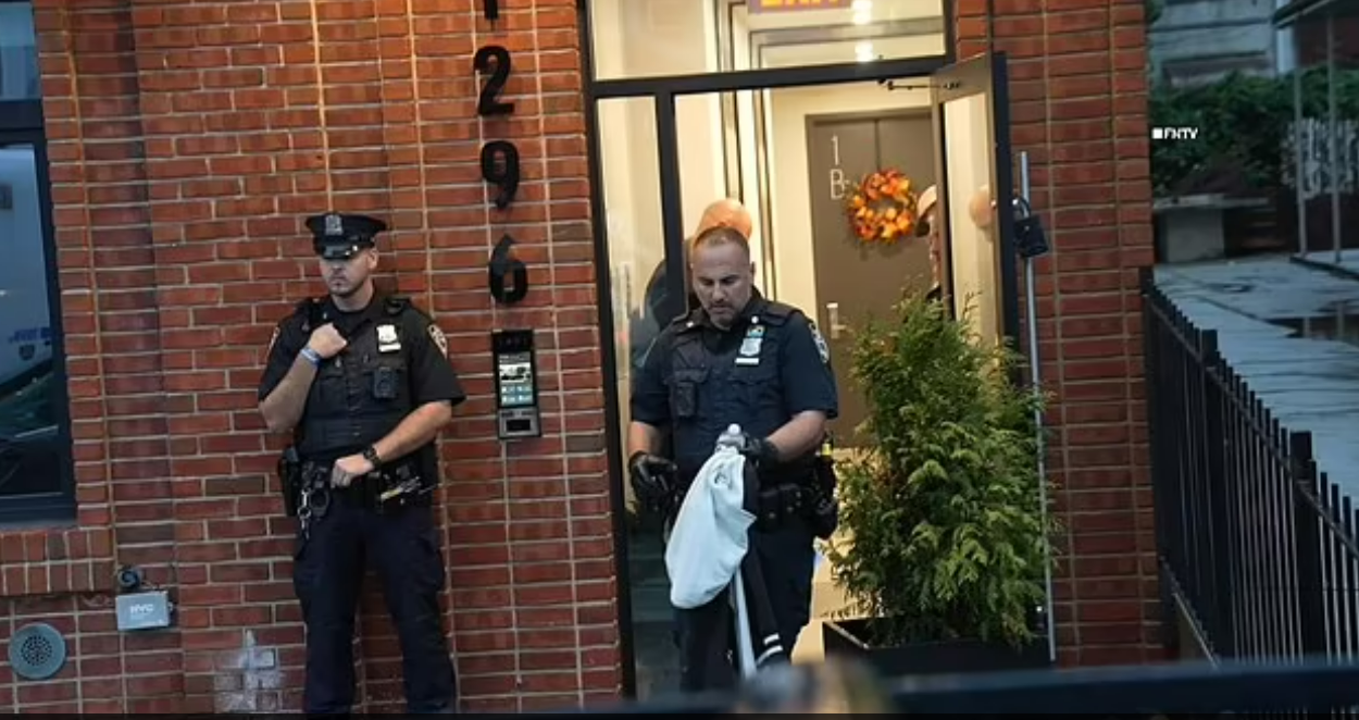 Police were originally called to the apartment on Friday after reports of “screaming”