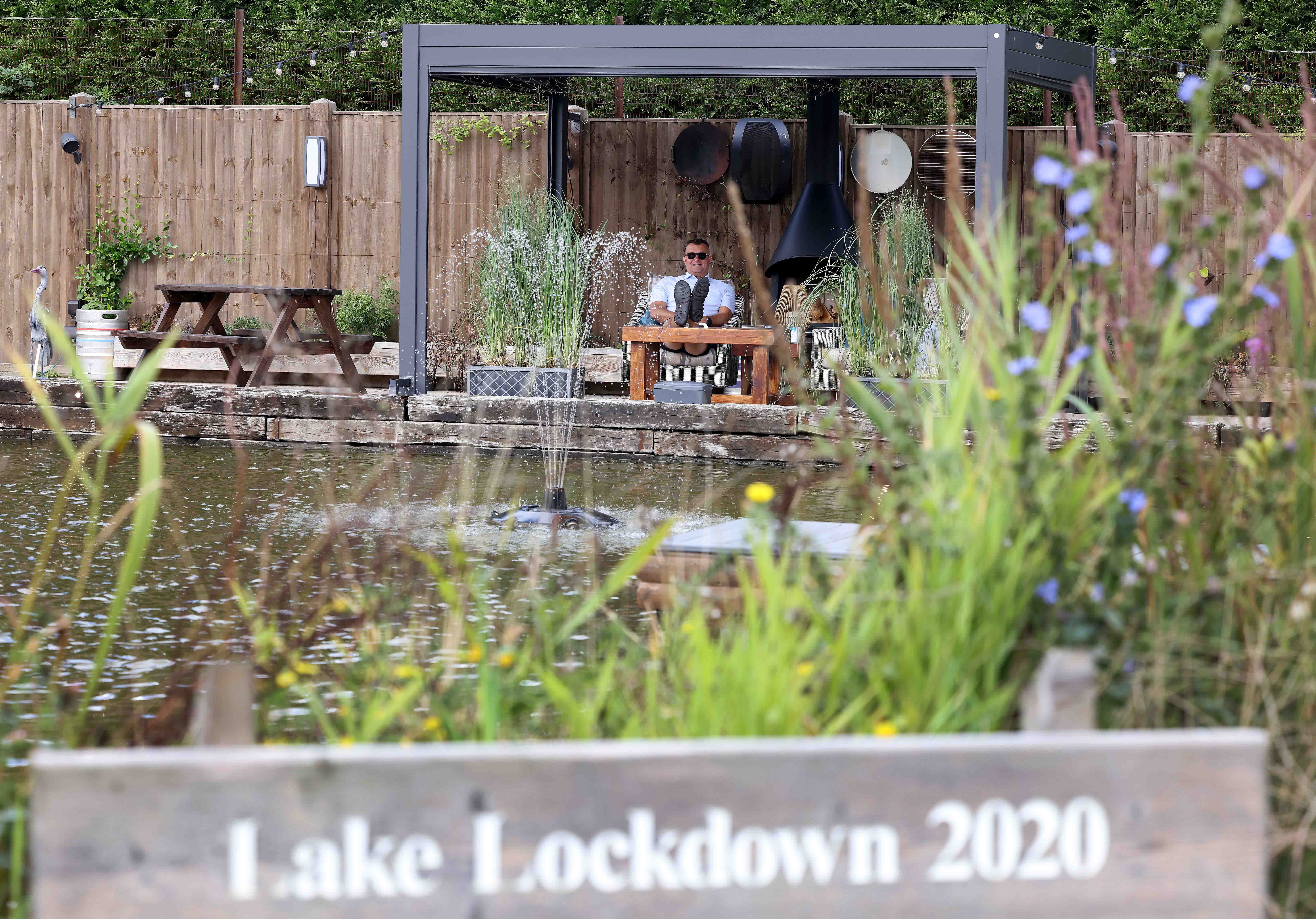 Mr Bulls ‘Lockdown Lake’ is the same size as two tennis courts