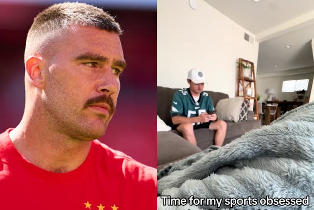 <p>Women are telling their husbands that ‘no one knew’ Travis Kelce before Taylor Swift</p>
