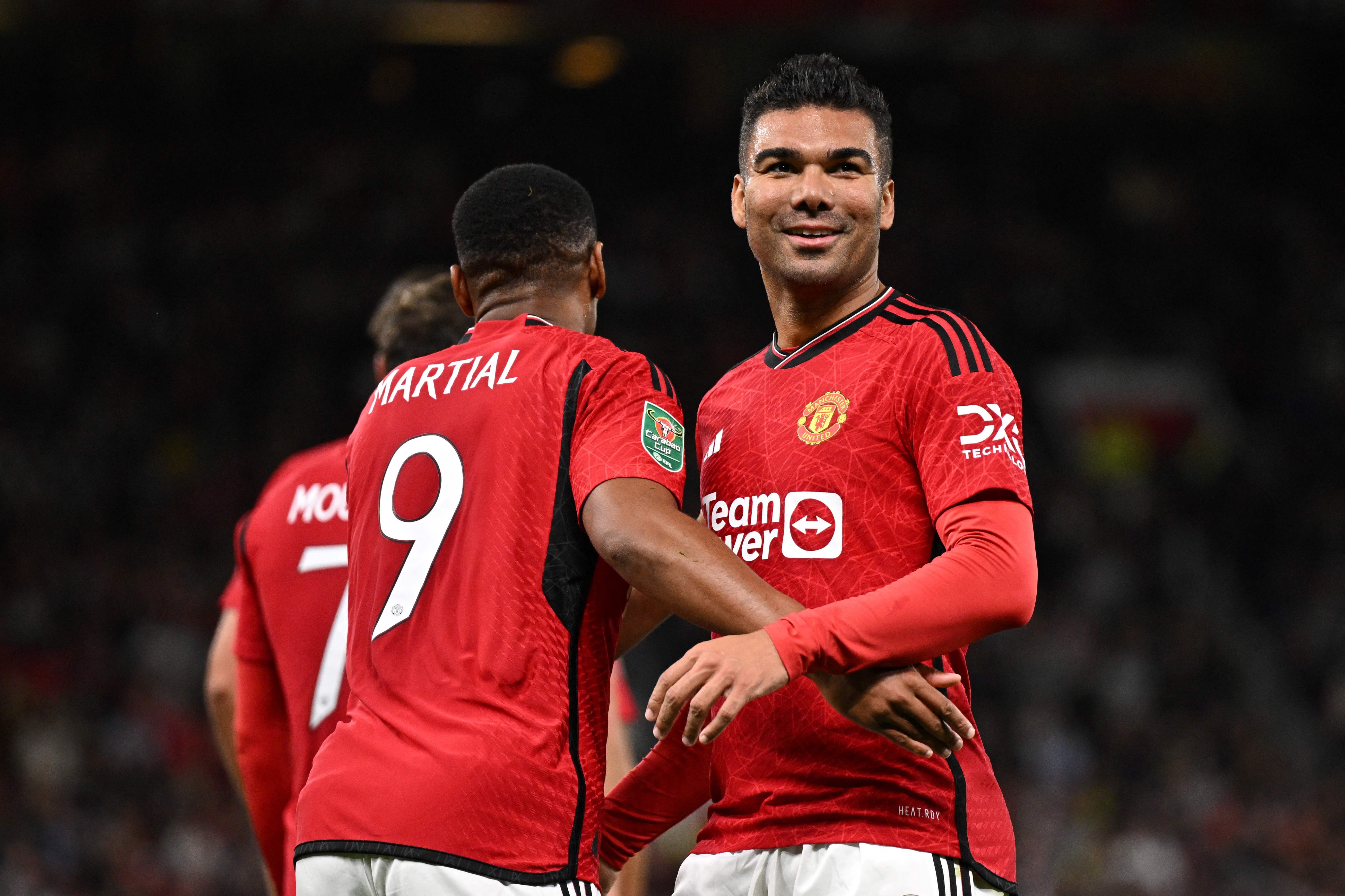 Casemiro grabbed United’s second goal against the Eagles