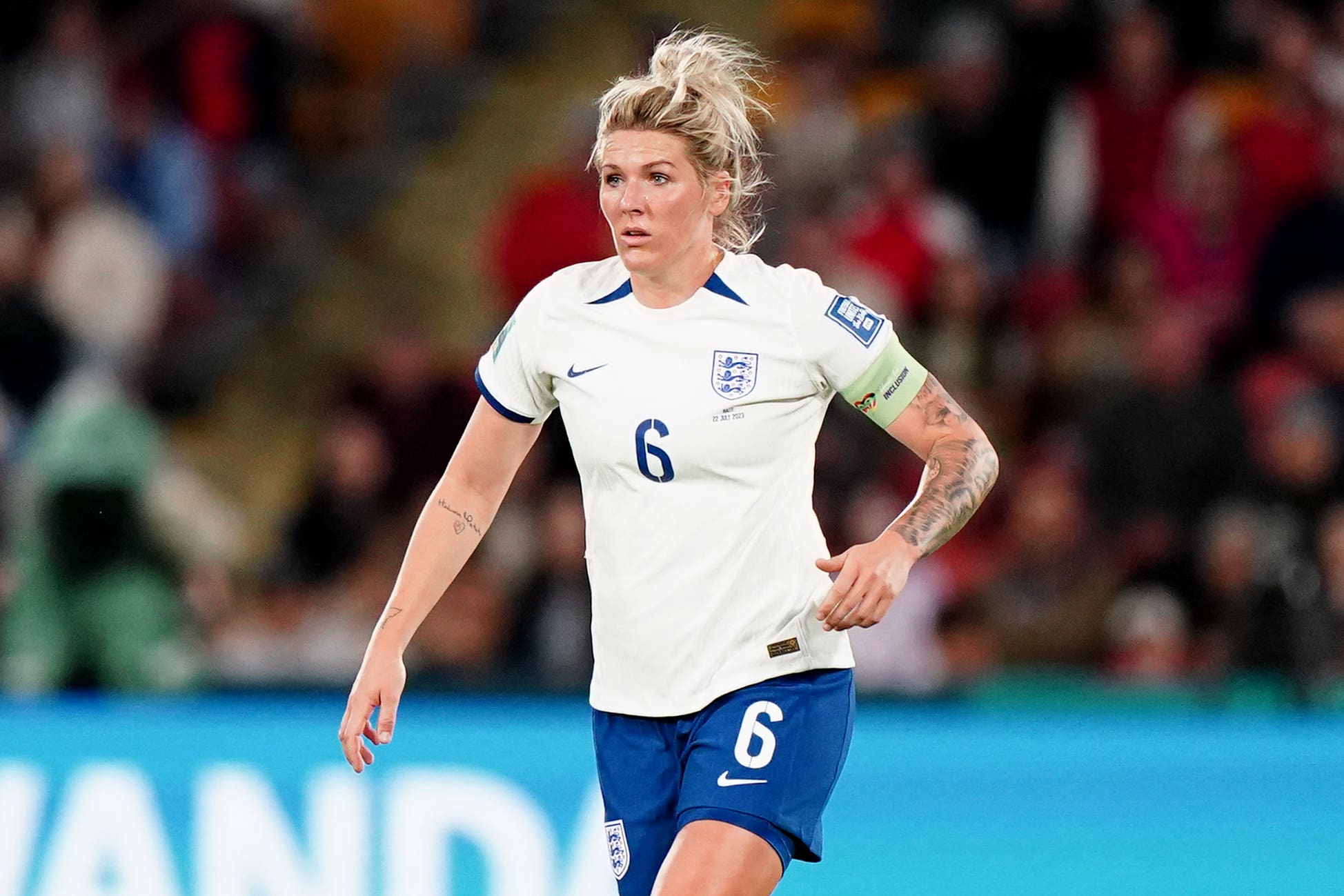 Millie Bright was rushed back into action too quickly, says Emma Hayes (Zac Goodwin/PA)
