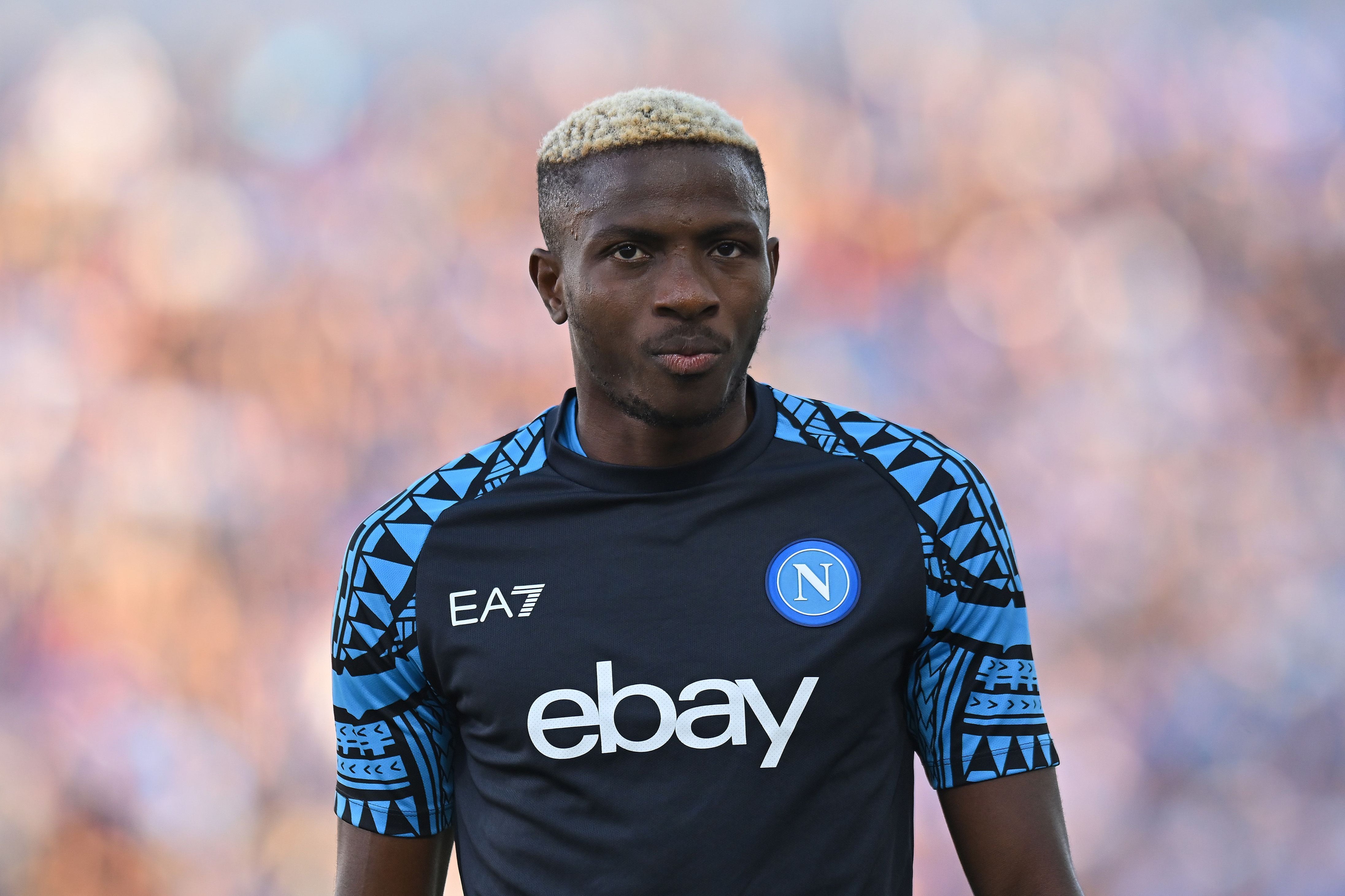 Victor Osimhen in action for Napoli.