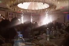 Iraq: Deadly wedding fire that killed more than 100 people started as couple began slow dance