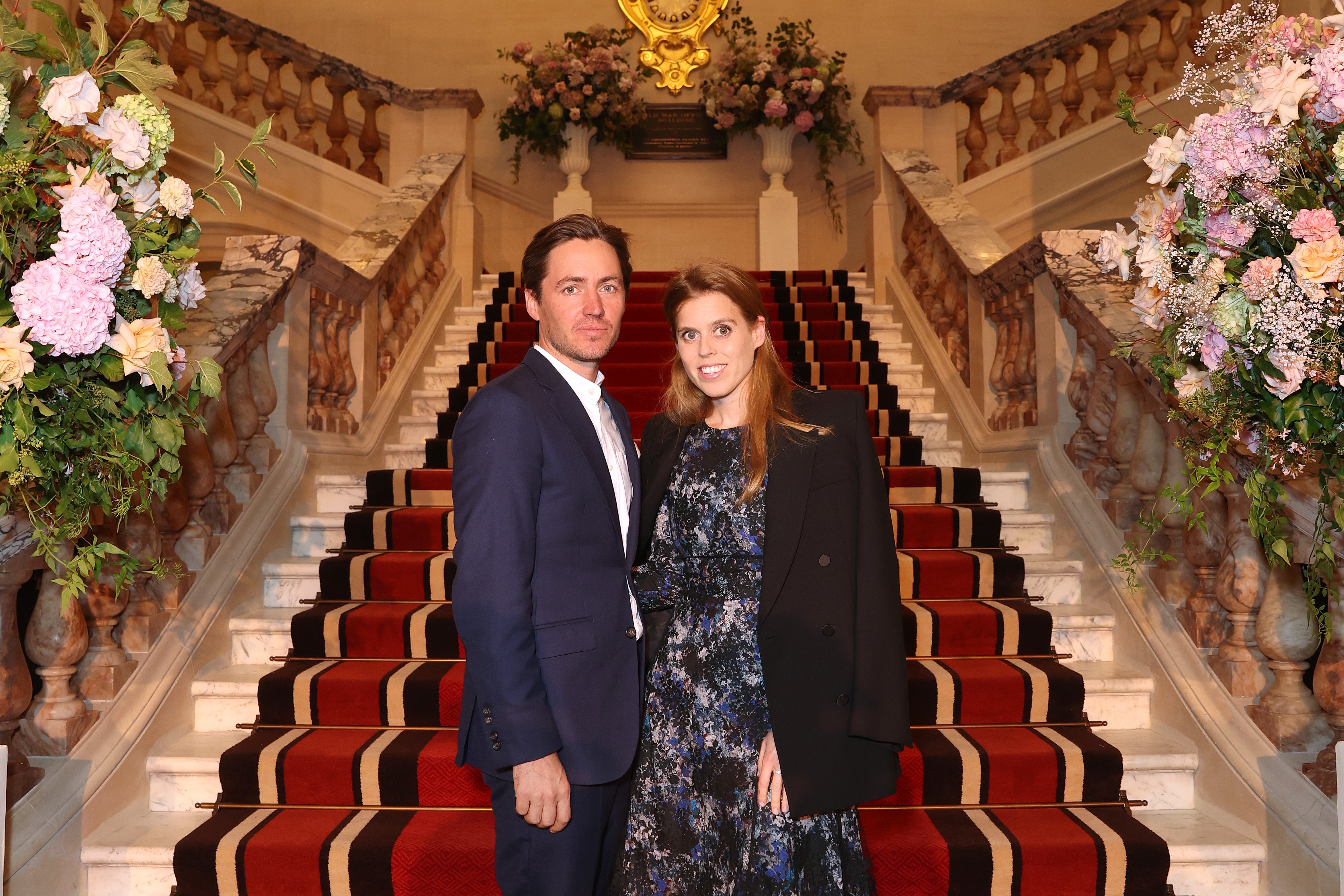 Princess Beatrice of York and husband Edoardo Mapelli Mozzi attend the inauguration of The OWO hotel