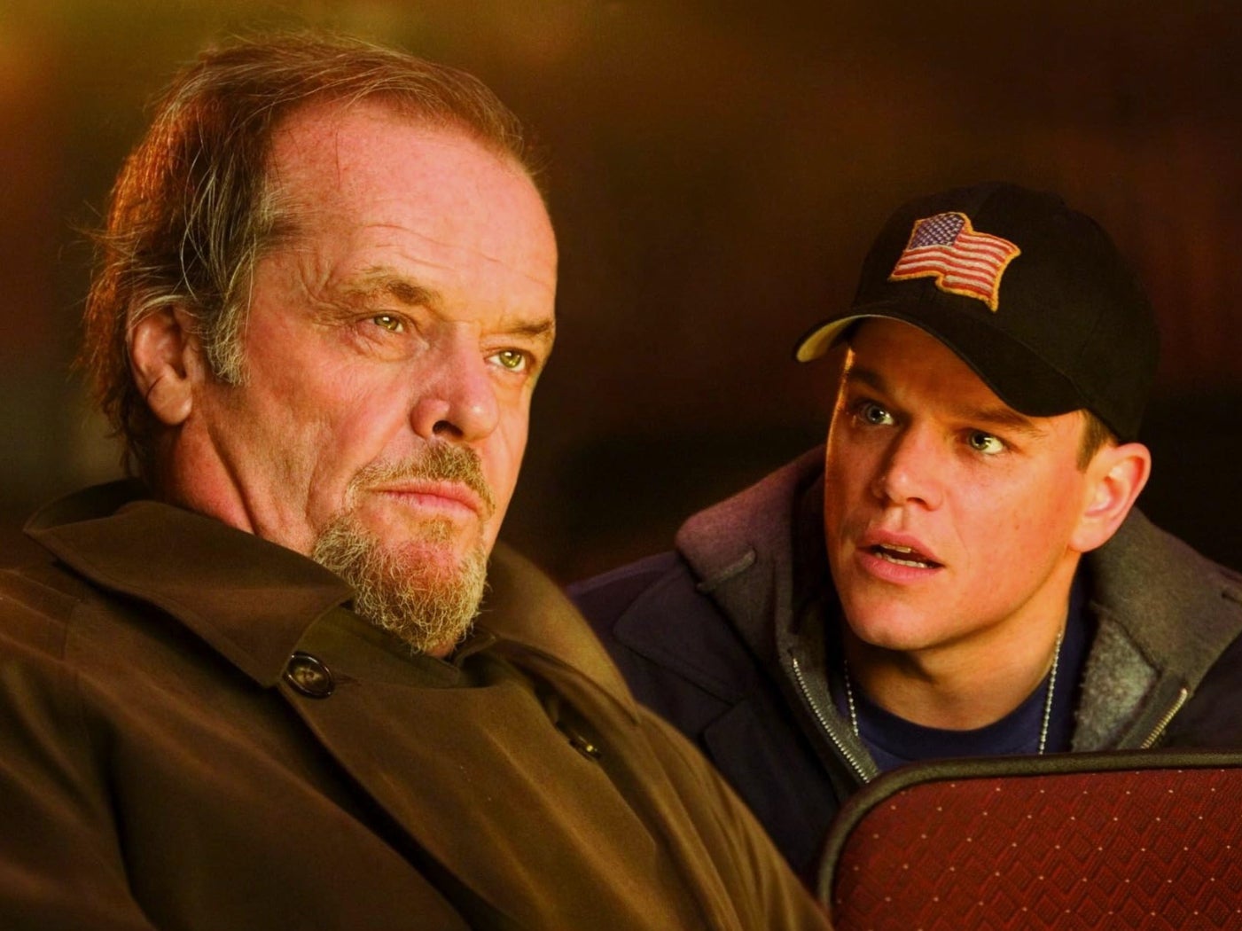 Jack Nicholson and Matt Damon in ‘The Departed’