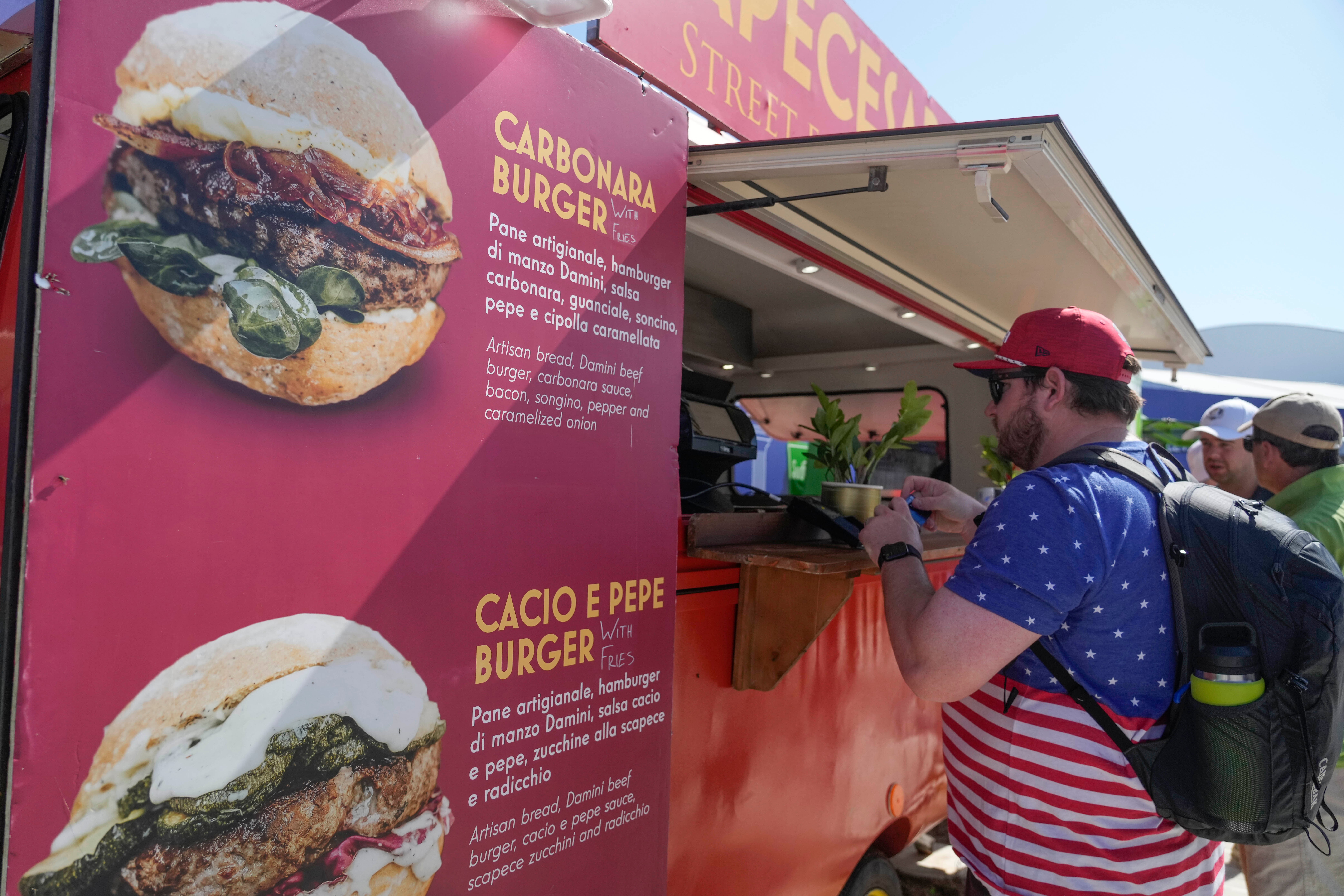 Italy Ryder Cup Food Trucks