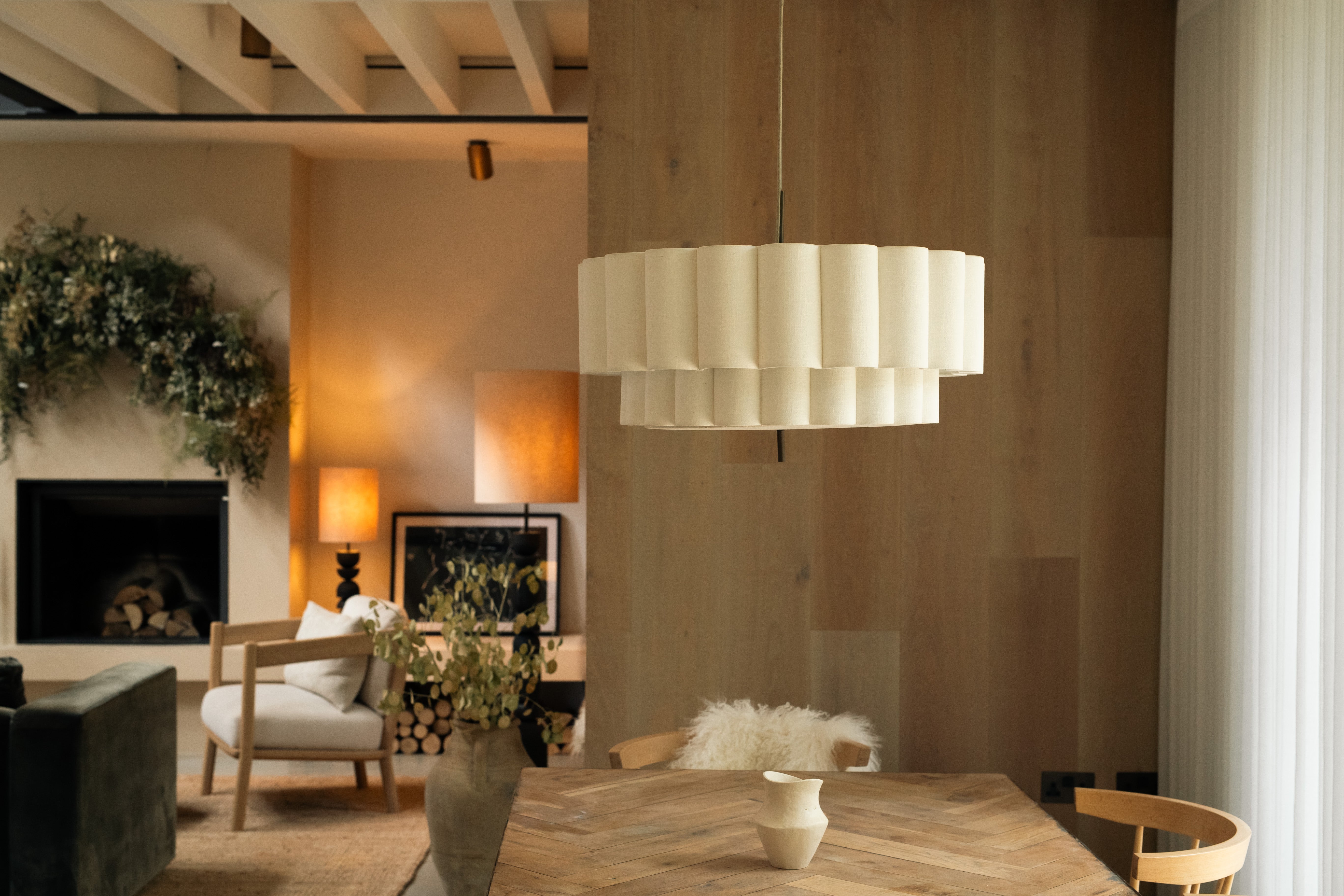 Varied lighting can add warmth and ambience to a room