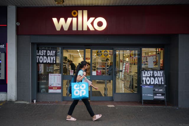 Ten former Wilko stores are set to reopen as Poundland outlets on Saturday after being bought out of administration by the value retailer (PA)