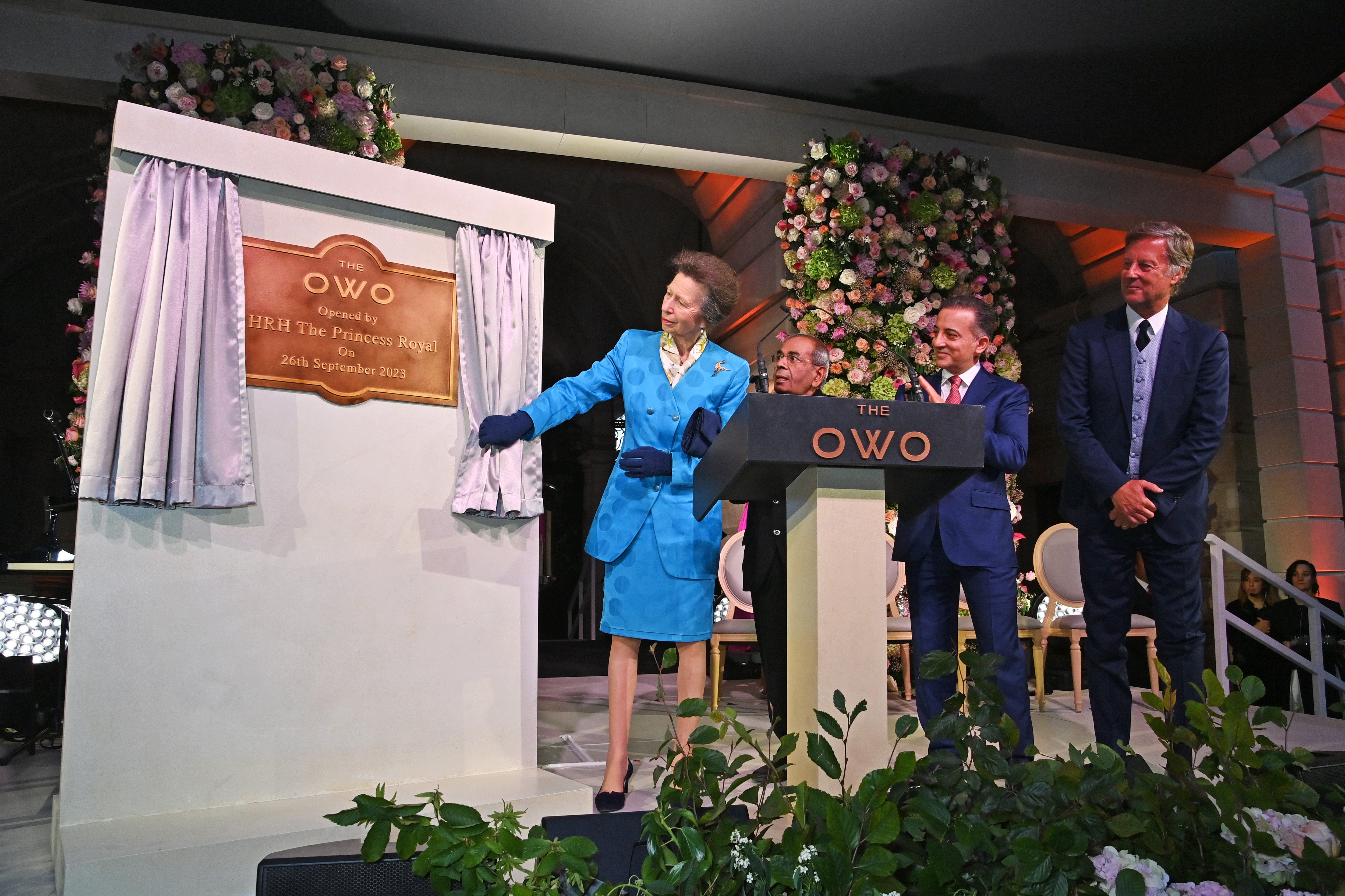 The Princess Royal officially opens Raffles London at the OWO