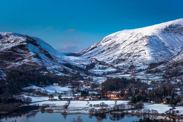 <p>The Lake District provides the perfect ‘White Christmas’ setting </p>