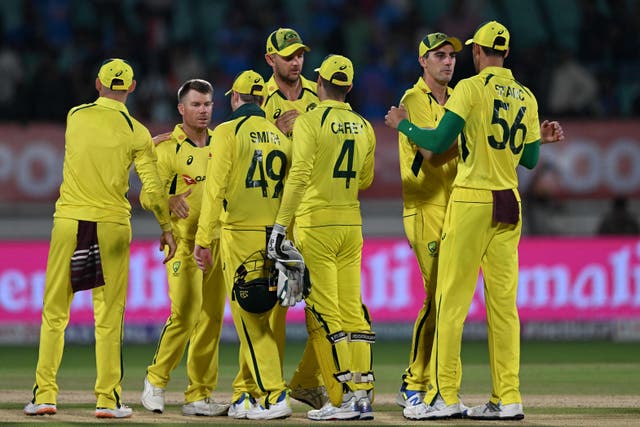 <p>Australia won the third ODI against India after losing the first two</p>