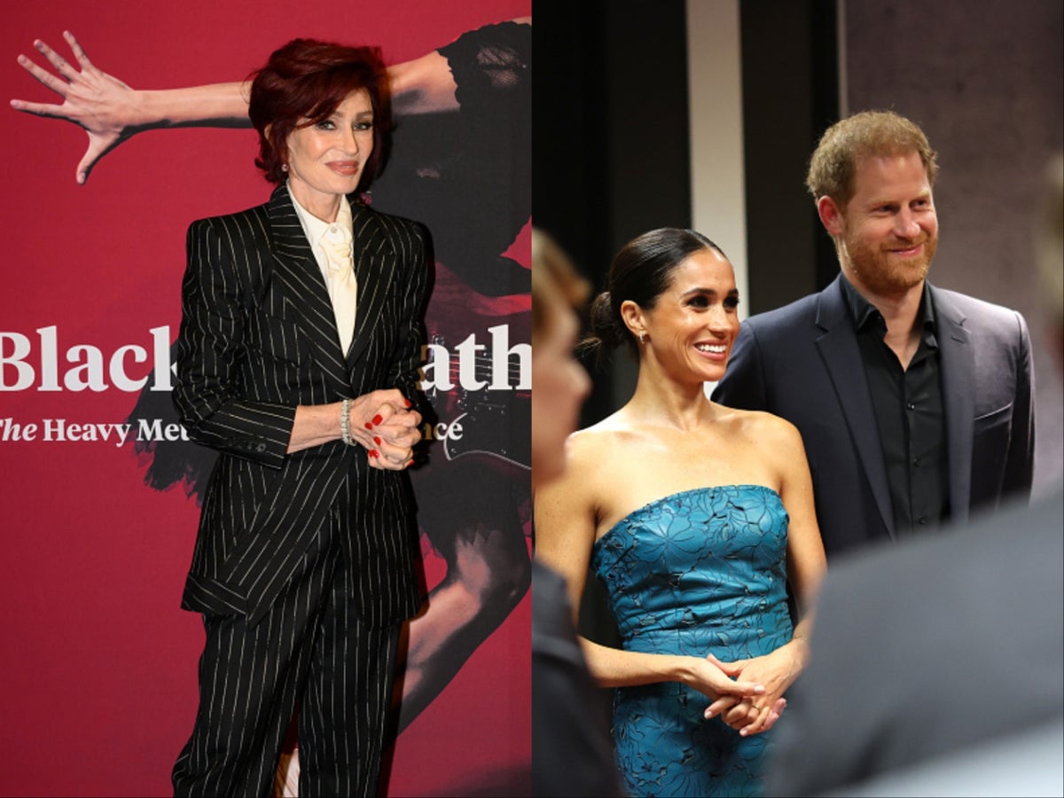 Sharon Osbourne calls Meghan Markle and Prince Harry ‘disingenuous’