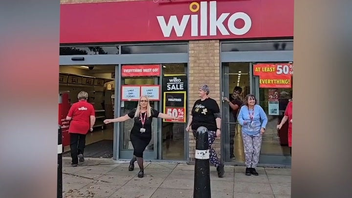 Wilko workers were distraught when they said goodbye to their workplace