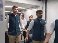Pakistan cricket team arrive in India for first time in seven years after visa issues