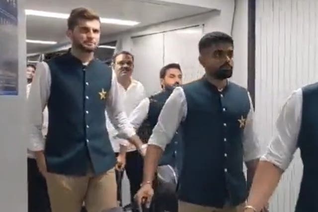 <p>Pakistan cricket team arrives in India for ICC 2023 Cricket World Cup</p>