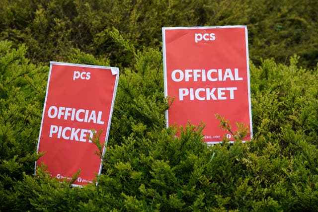 Public and Commercial Services union (PCS) workers at The Pensions Regulator are to strike over pay (Andrew Milligan/PA)
