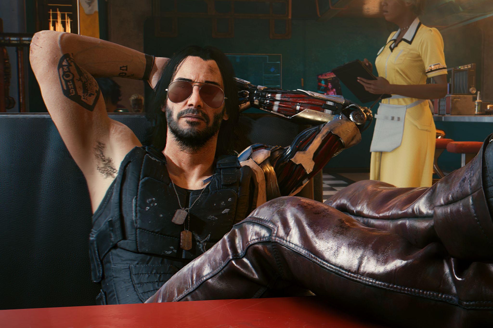 ‘Acting for video games is acting, pure and simple’: Keanu Reeves as Johnny Silverhand in the 2021 video game ‘Cyberpunk 2077’