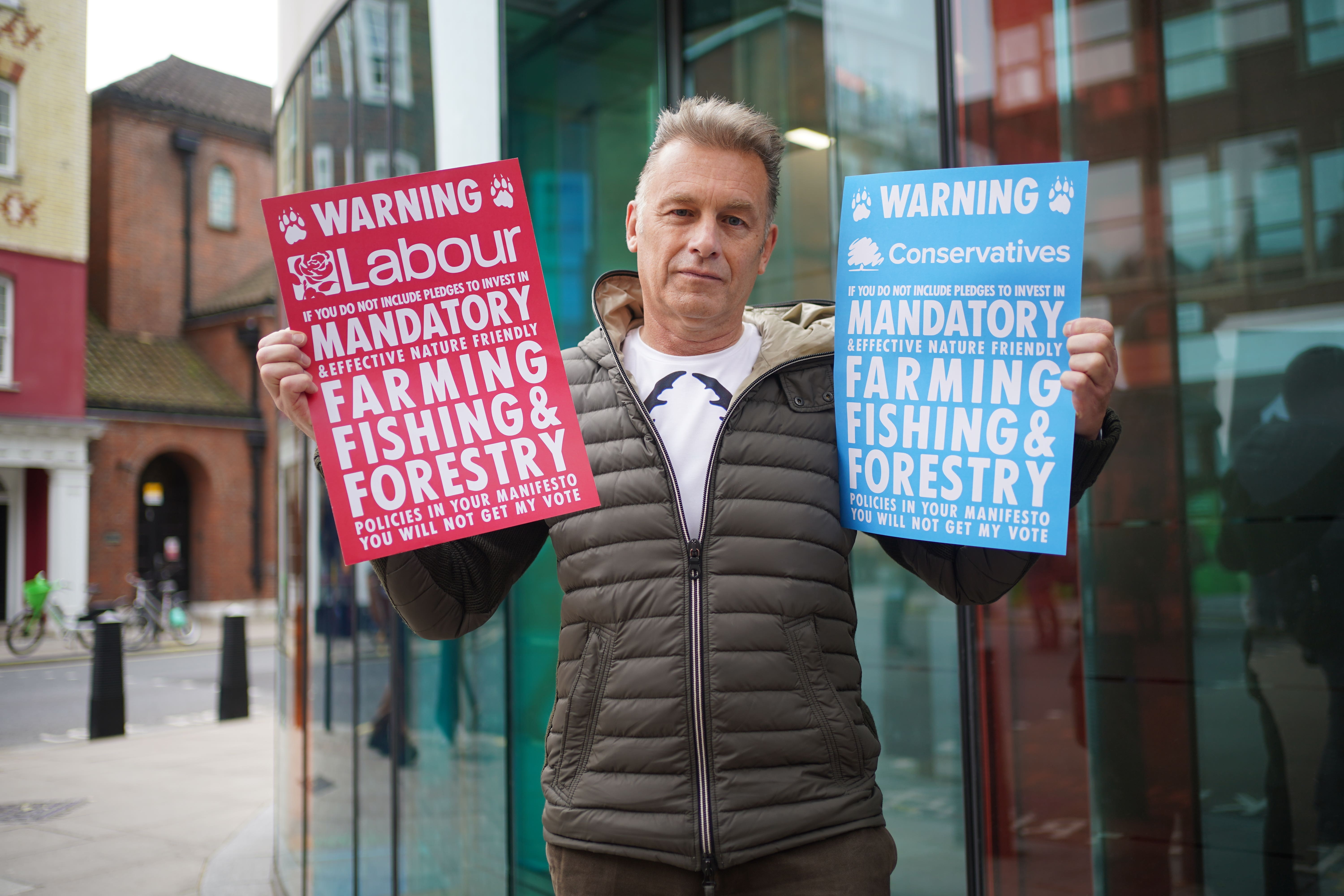 Packham has also campaigned against government budget cuts to agencies tasked with protecting nature