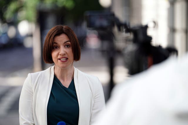 Shadow education secretary Bridget Phillipson said Labour’s policy on private schools was ‘unchanged’ (Jordan Pettitt/PA)